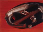 Rote Serie 1,Ohne Titel,2003, Gouache auf Papier, 36x48